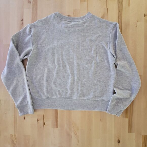Womans 'SUNSET' Sweatshirt Gray SZ S Embellished Pullover - Picture 3 of 10